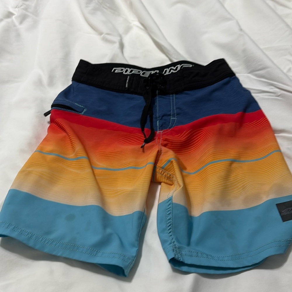 Urban Pipeline Kids Swim Trunks - Black, Blue, Red, Yellow